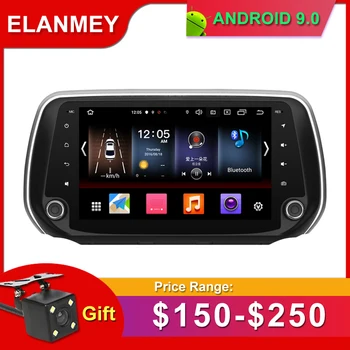 

Gift Camera Car Radio for HYUNDAI Santa Fe ix45 18 Android 9.0 GPS Navigation Bluetooth Touch screen Car Audio Stere Multimedia