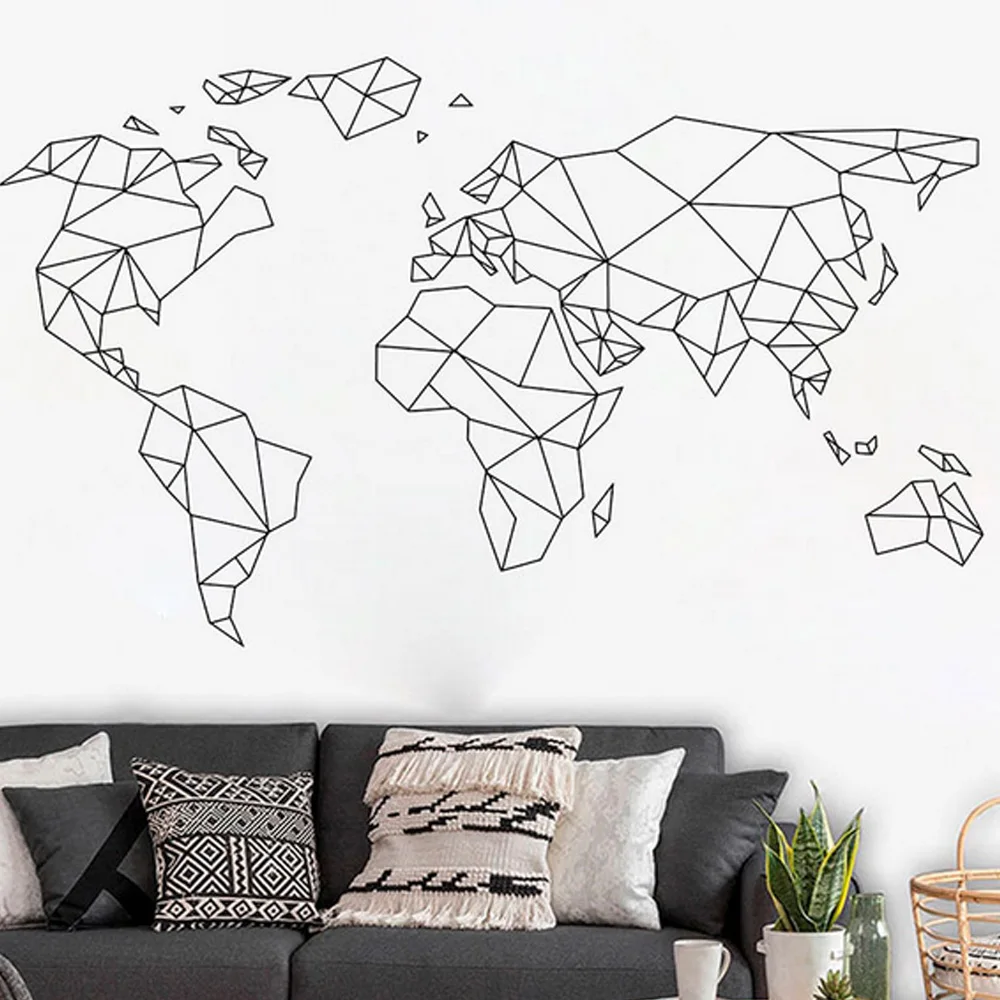 Геометрические карты. Геометрическая стена карта. Геометрические карты. Декорирование стен геометрическими фигурами. Трафарет геометрия для стен.