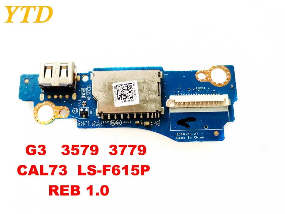 Оригинальный Для DELL G3 3579 3779 звуковая плата USB доска CAL73 LS F615P реб 1 0 испытанное