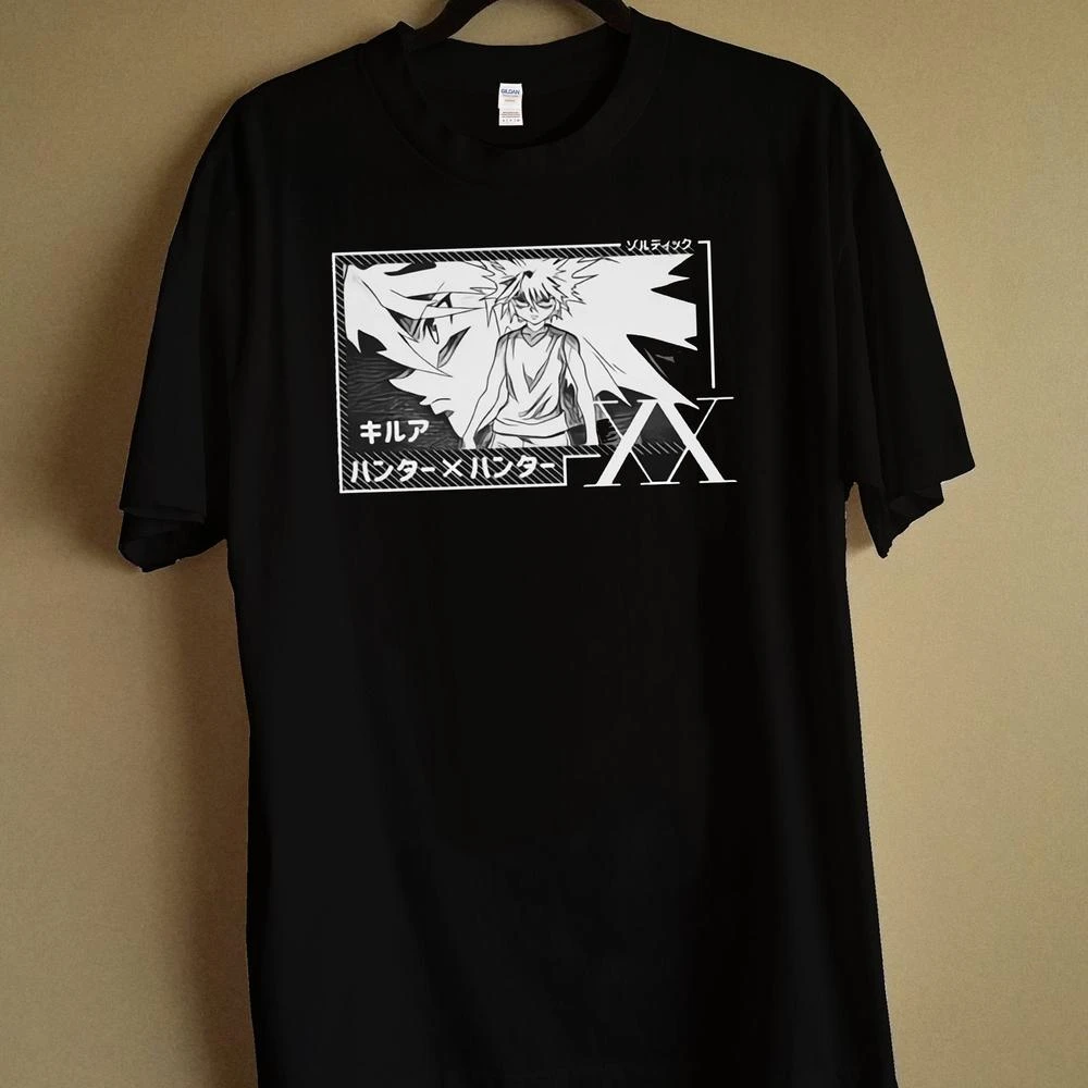 Killua Hunter X Hunter T Shirt Killua Shirt Hxh Jager X Jager Anime Geschenk Japanische T Shirt Gon Kurapika Leorio Hisoka T Shirts Aliexpress