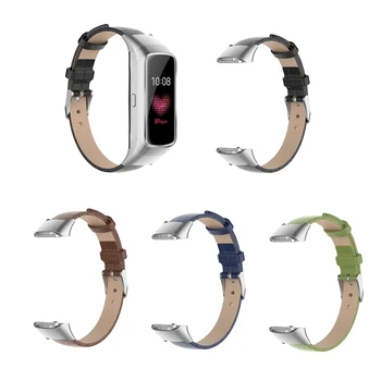 

New Replacement Leather Wrist Watch Band Strap For Samsung Galaxy fit SM-R370