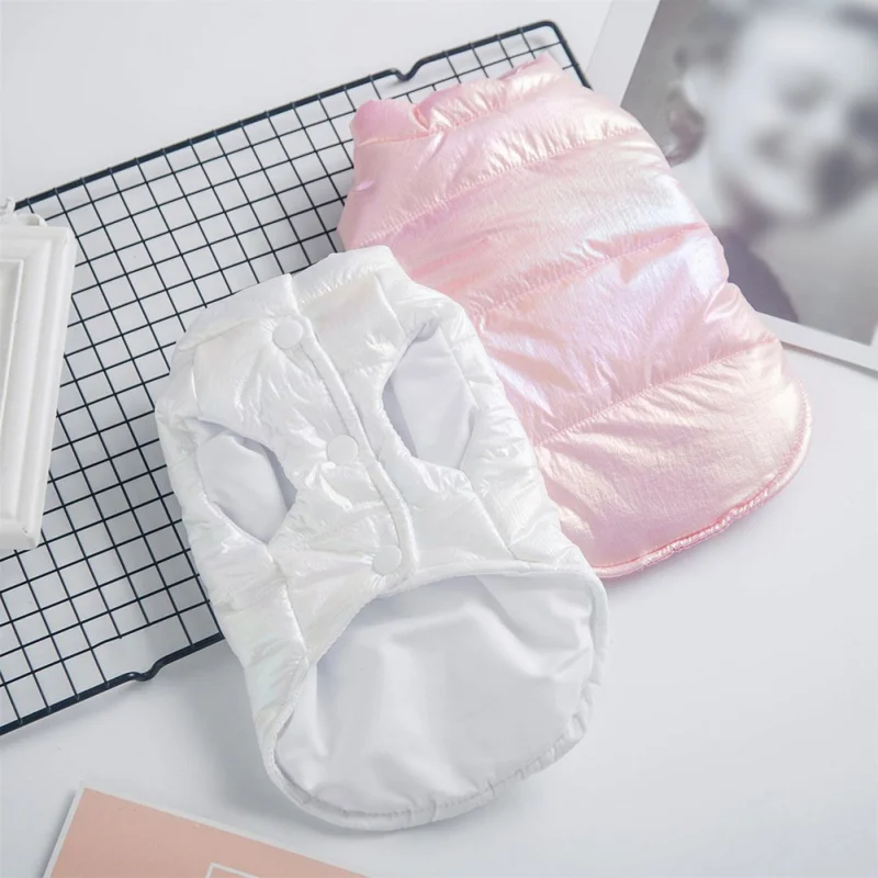 

Pet Autumn Winter Warm Waterproof Dog Clothes Puppy Keeping Warming Reflective Jacket Chihuahua Pet Down Outfits Dog Costume