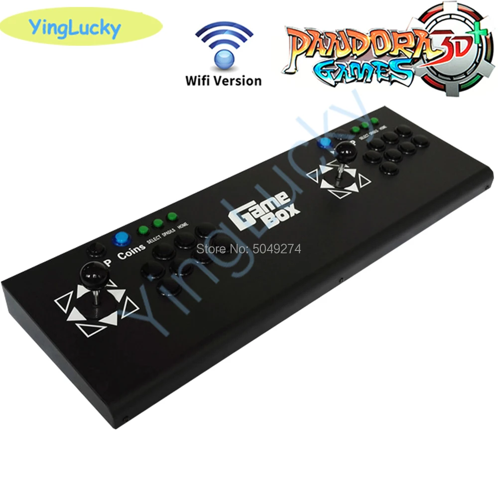 US $128.00 Arcade Box Pandora 3D 4018 in 1 function save zero delay 8 Buttons Joystick controller PCB 160 pcs 3D games retro Arcade console