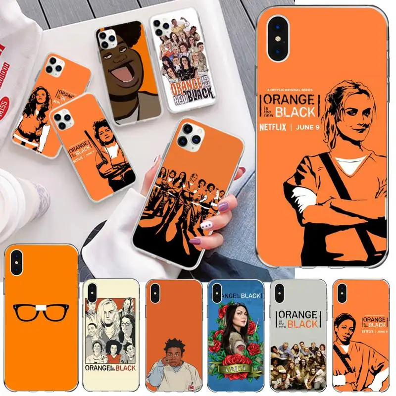 Orange Is the New Black Silicone Phone Case for iPhone 11 pro XS MAX 8 7 6 6S Plus X 5S SE 2020 XR cover | Мобильные телефоны и