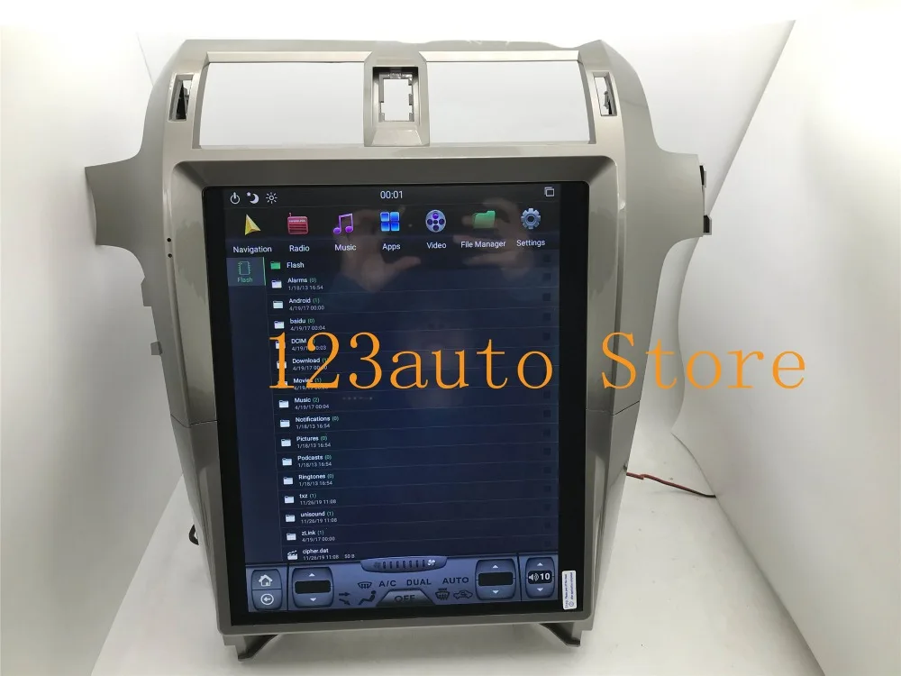 15 дюймов вертикальный экран Tesla стиль Android 8,1 автомобильный DVD gps навигатор плеер для lexus GX GX400 GX460 CARPLAY HDMI радио ips PX6
