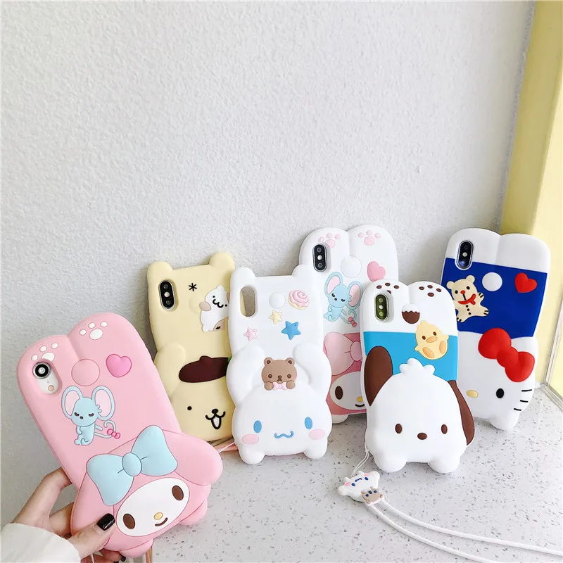 Для iphone 11 Pro Max Sanrio Мультфильм Мелодия друг Мягкий силиконовый чехол для телефона для iphone 6 6s 7plus 8plus X XR XS MAX чехол