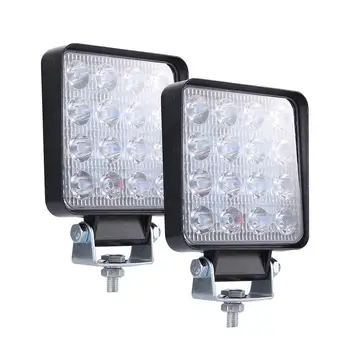 

Mini 16LED 160W 90W LED Work Light Bar Square Spotlight 12V 24V Offroad LED Light Bar For Truck Offroad 4X4 4WD Car SUV ATV