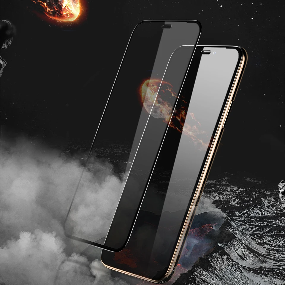 Защитное стекло Benks KingKong закаленное 9H 3D для iphone 11 Pro Max X XS MAX XR|Защитные стёкла и