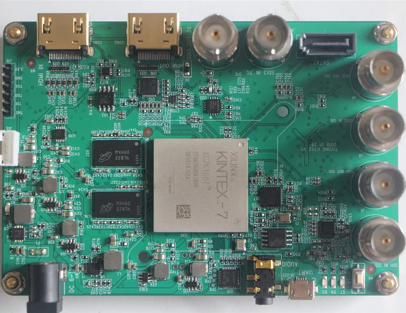 Для заказных xilinx kintex 7 12G sdi 4K HDMI SATA3 хранение на жестком диске FPGA видео макетная