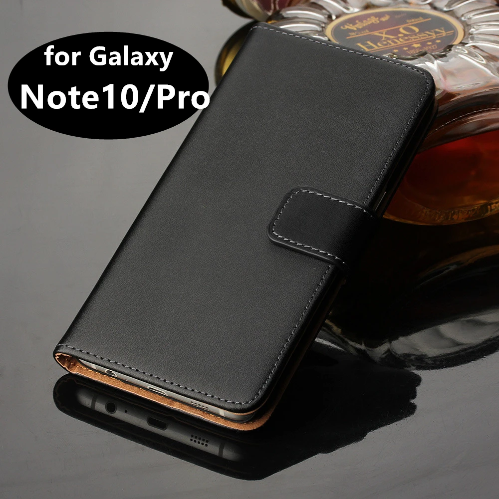 

Premium Leather Flip Cover Note10 Luxury Wallet case For Samsung Galaxy Note10 Plus / Note 10 Plus N970F N975F phone shell GG