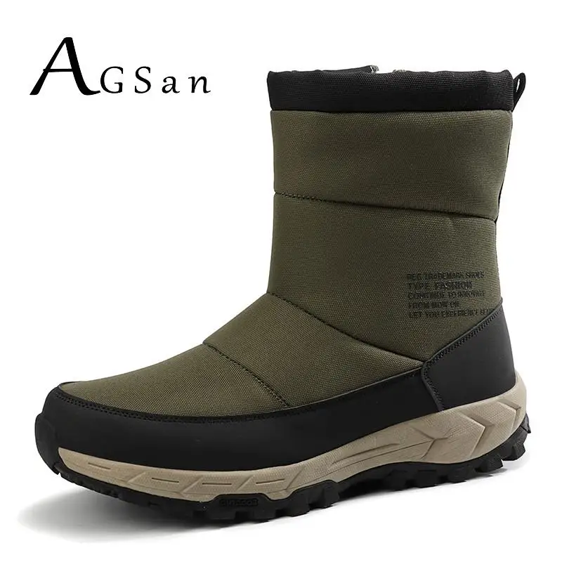 army green winter boots