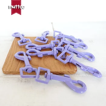 

100pcs/lot Metallic colored baking paint dog clip hook durable and strong swivel snap hook zinc alloy Diy accessories CPK-20V