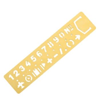 

Kawaii Metal Hollow Straight Ruler Bookmark Diy Drawing Template Tool School Stationery