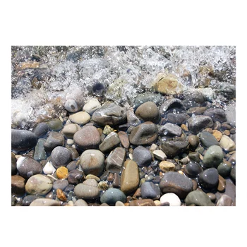 

50x70cm Floor Sticker PVC Home Decor Sea Beach 3D Tile Sticker Room Waterproof Wallpaper For Kids Room