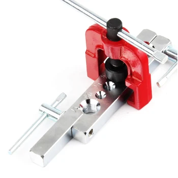 

6 Dies Tubing Pipe Flaring Tools Set Kits Woodworking Metal Extension Tool 3/16-5/8 Air Brake Line Flaring Tube for Pipe Flaring
