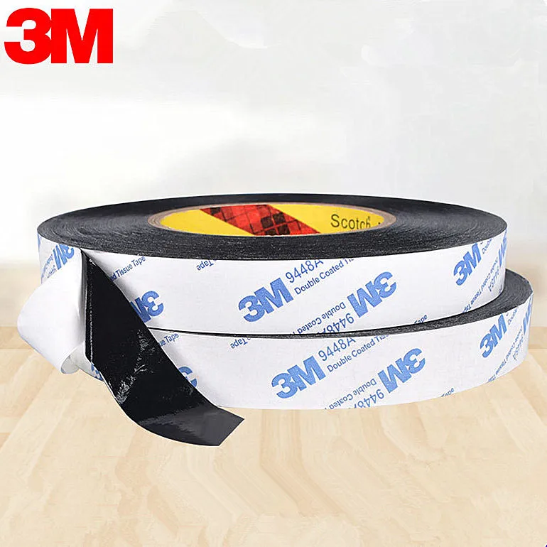 Industrial Magnet 5mm-50mm*50meters Ultra Thin Black Double Sided Adhesive Tape For Mobile Phone Screen LCD Display Digitizer Repair Flanges