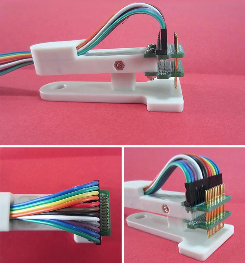 Dykb-burning Fixture Test Stand Pcb Clip Pogo Pin Debug Download Program 1.27 Milímetros Espaçamento 3p 4p 5p 6p 7p 8p 9p 10p 12p