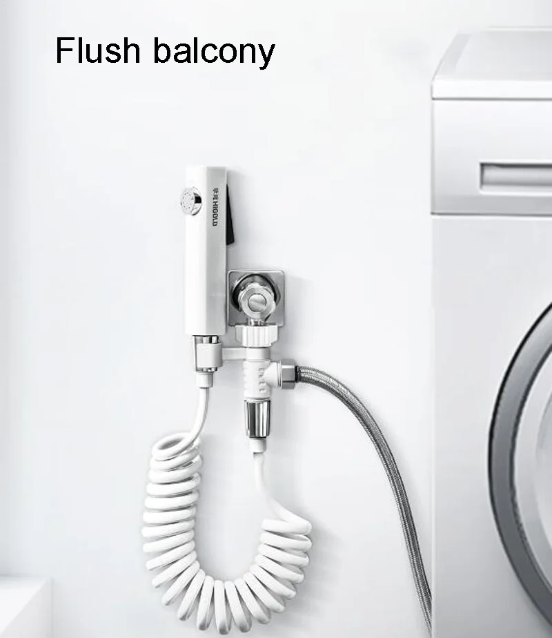 xiaomi higold Handheld bidet sprayer set for toilet Stainless Steel Hand faucet gun for Bathroom hand shower head self cleaning