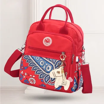 

Women Nylon Backpack For Infant Care Large Capacity Quality Diaper Bag Mommy Backpack Multi-Function Travel Shoulder Bags