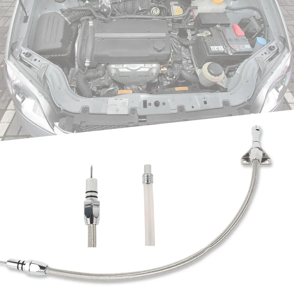 Для Chevy GM Гибкая нержавеющая 350 щуп коробки передач TH350 Tranny SBC BBC Trans | Автомобили и