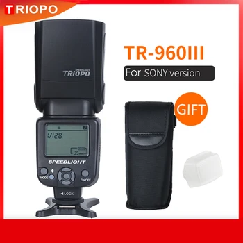 

Triopo Speedlite Flash Speedlight TR-960 III 2.4G Wireless Suit for Sony A850 A450 A500 A560 A77 A65 A33 A35 Cameras Genunie