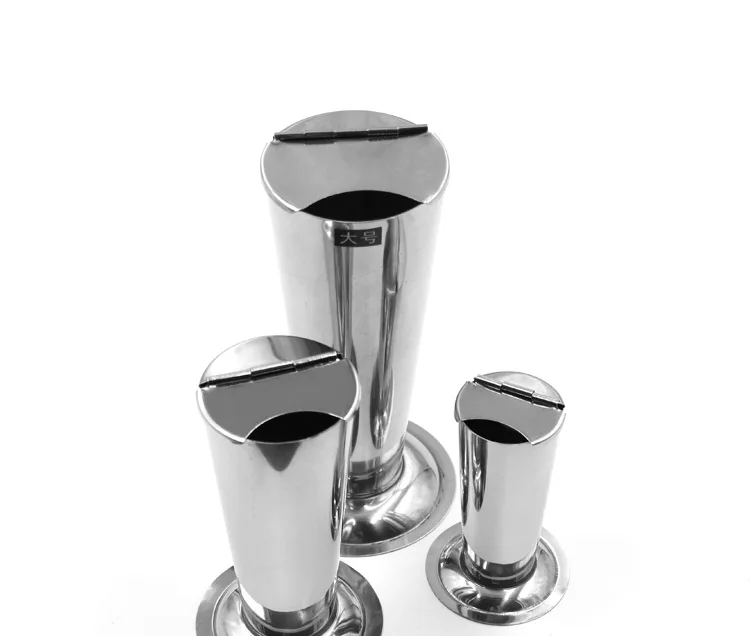 Pinças de Aço Cone tipo Capa Pinças de Espuma Inoxidável Barril Invertido Tambor Pinças Equipamentos 6 Instrumentos p/ pálpebra