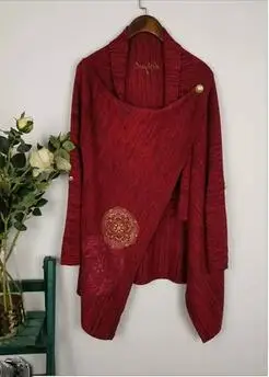23 Испания DESIGUAL осень/зима v-образный вырез утягивающий принт вязаный xs-xxl - Цвет: 23