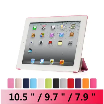 

Case For iPad air 1 2 3 pro 9.7 10.5 PU Leather Siamese shell Flip Smart Cover Case Auto Sleep/Wake Up For mini 1 2 3 4 5