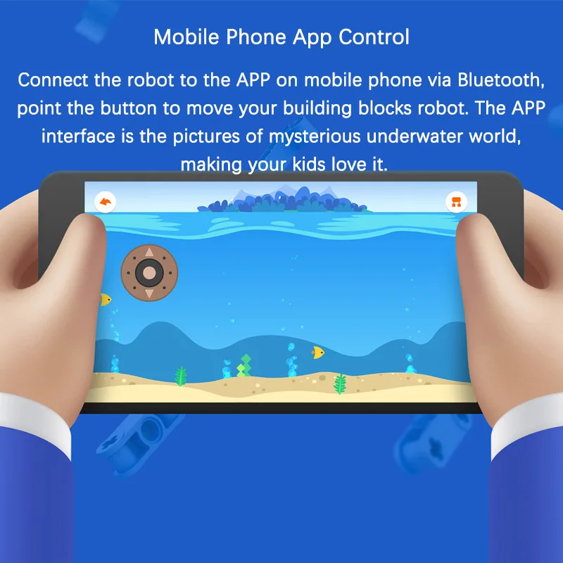 Xiaomi MITU Puzzle Smart Building Block Robot Bluetooth APP Control Programming 3D dynamic Environm