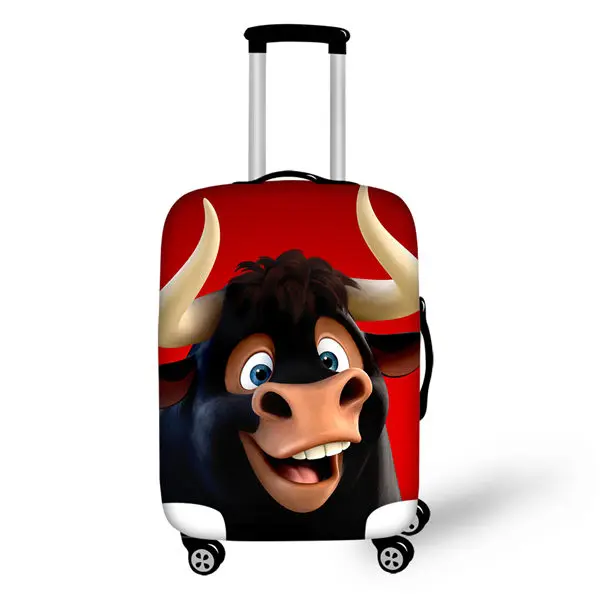 HaoYun багажный чехол для путешествий с рисунком Фердинанда, чехол для чемодана, мультяшный дизайн аниме, эластичный пыленепроницаемый и водонепроницаемый протектор - Цвет: CDWX769LMS