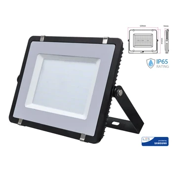 

V-TAC FE7300N headlight Led Flood Light 300W IP65 neutral white Super Slim 55mm black casing Samsung WARRANTY 5 years SKU-422