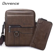 Bolso de hombro para hombres de marca para Ipad de 10,4 pulgadas de cuero PU, bolso de mensajero para hombres de negocios, bolso bandolera grande para hombre, bolso de viaje impermeable