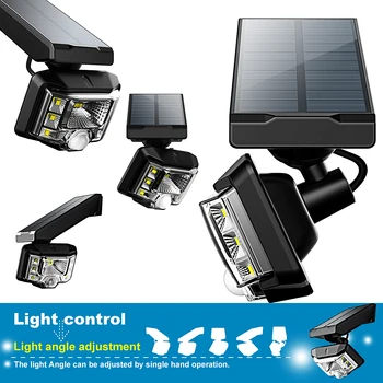 

8LED Solar Spotlights Outdoor Motion Courtyard Home Wall Garden Decorative Security Lamp Floodlight Night Bright Light Sunlight