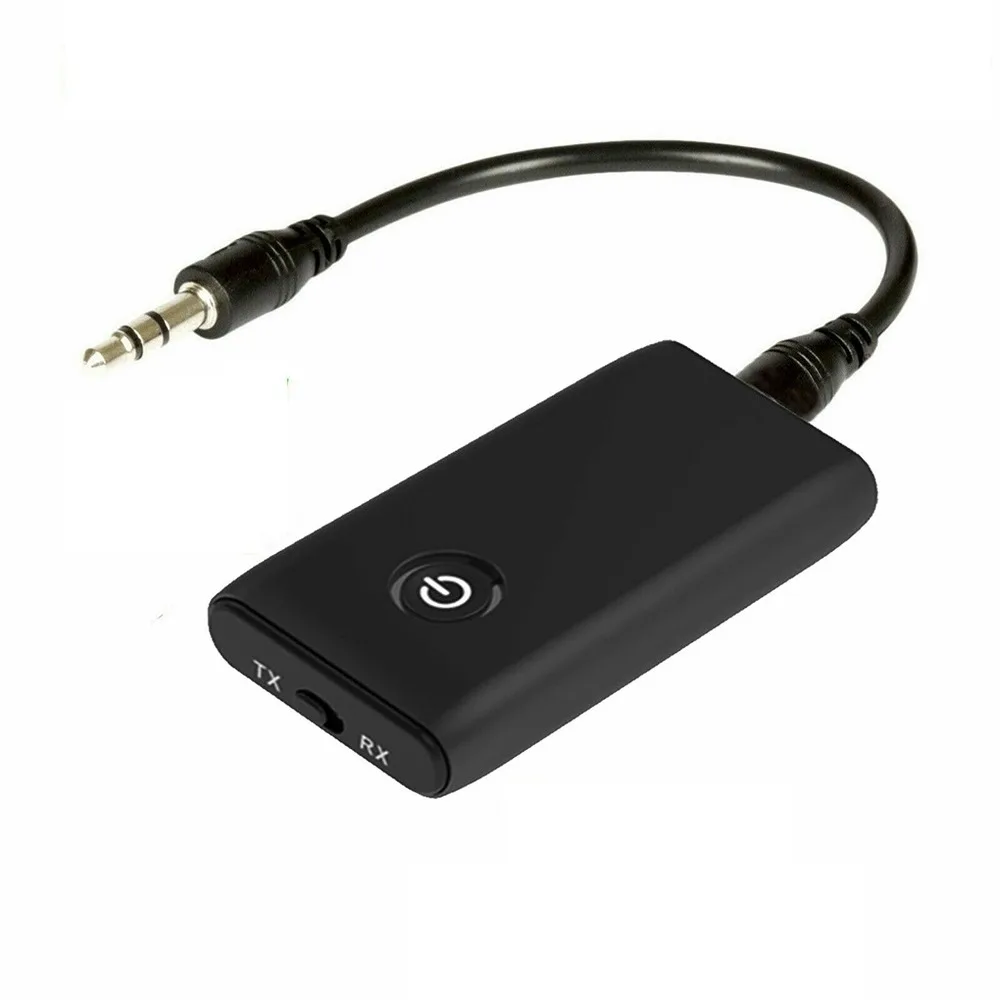 2 in 1 Bluetooth 5.0 Transmitter Receiver TV PC Car Speaker 3.5mm AUX Hifi Music Audio Adapter/Headphones Car/Home Stereo Device