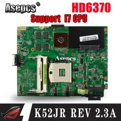 Asepcs K52JR REV2.3A материнская плата для ноутбука ASUS K52JU K52JT K52JB K52JE K52J A52J X52J Тесты Оригинал материнская плата HD6370 512 М