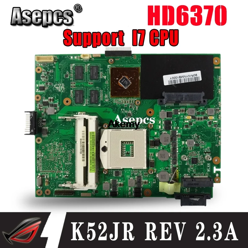 Asepcs K52JR REV2.3A Laptop motherboard For Asus