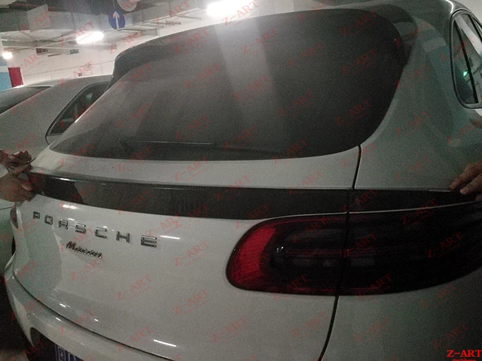 Z-ART задний спойлер из углеродного волокна для Porsche Macan S- хвост из углеродного волокна спойлер для Porsche Macan