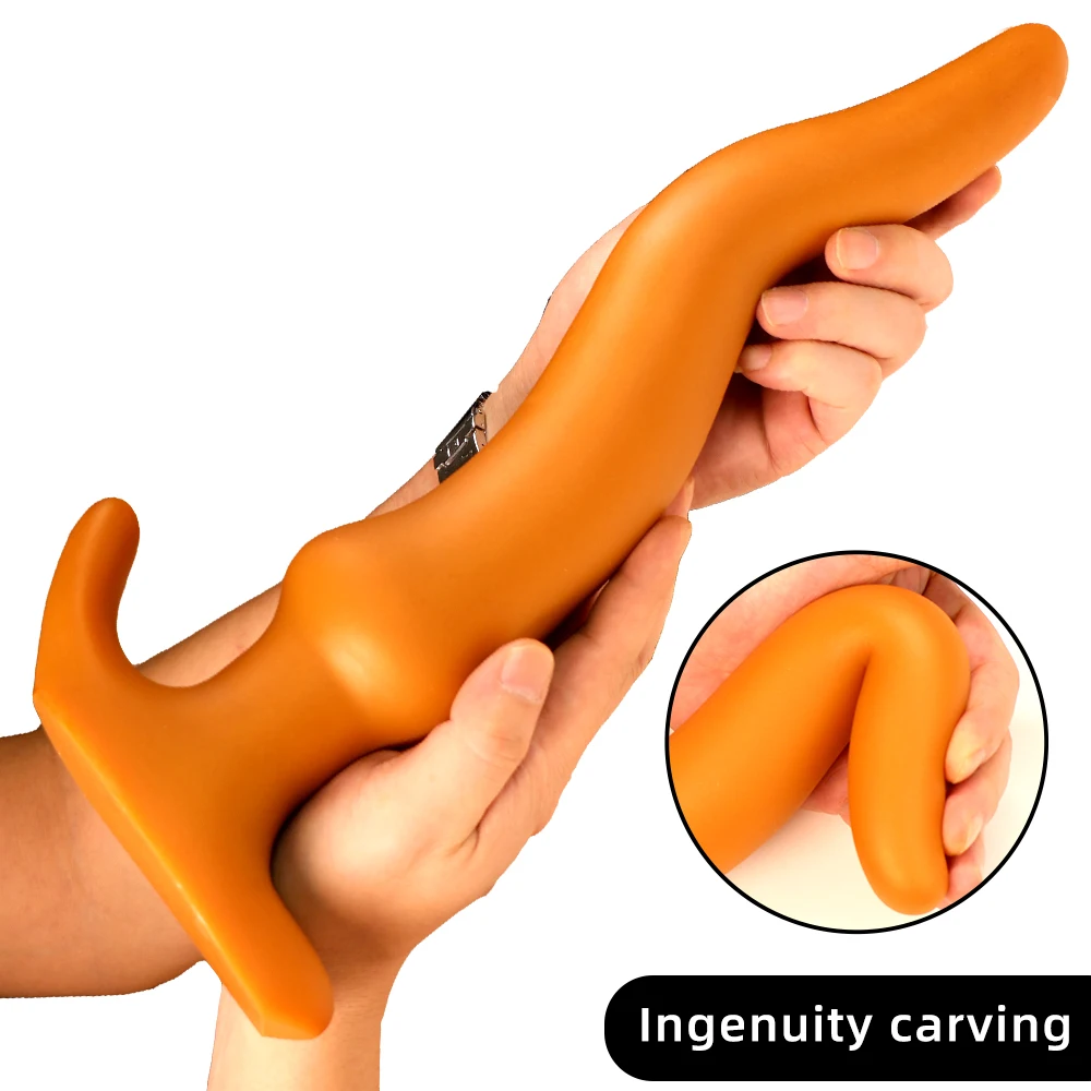 Sex Shop Super Soft Silicone Huge Anal Plug Adult Erotic Toy Anus Dilator G spot Masturbator Large Dildo for Woman Men Sex Toys 1