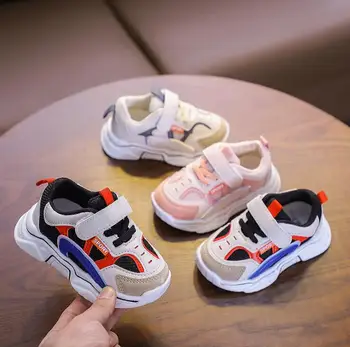 

New Spring Autumn Kids Shoes Breathable Boys Girls Sport Shoes Children Casual Sneakers Baby Running Shoes Mesh Shoes