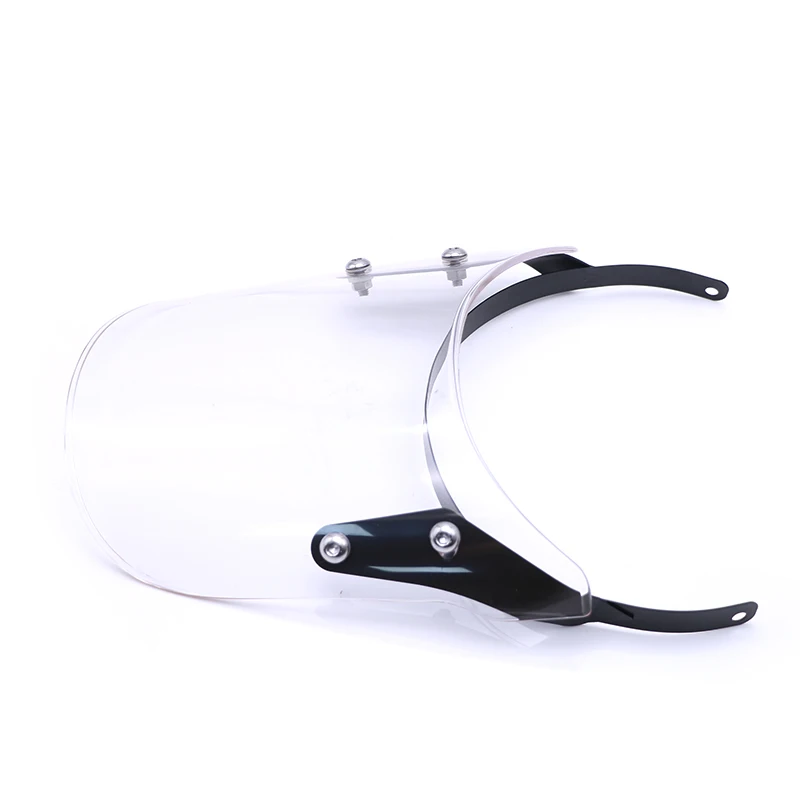 Nuoxintr Motorcycle Windshield Spoiler Airflow Wind Deflector Extension Spoiler Windscreen For Royal Enfield Classic 500CC