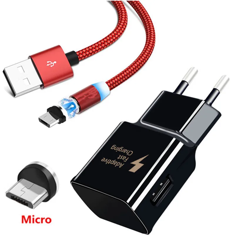 Быстрое зарядное устройство 1 м зарядный Магнитный Micro USB кабель для передачи данных для Xiaomi Redmi 6 pro 6a S2 3S 4 4A 5 Plus Note 4X3 5A prime Y1 Lite Y2