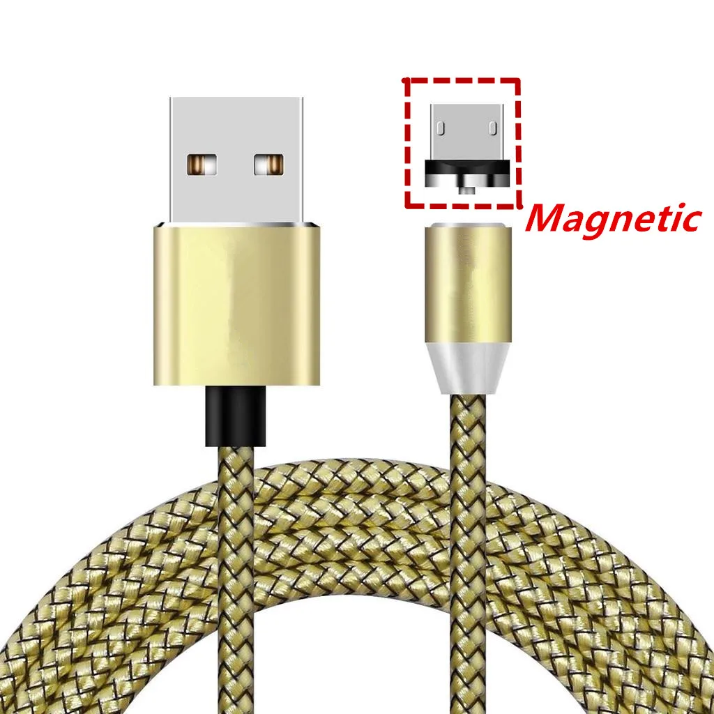 Магнитный кабель Micro USB для Samsung A7 2018 A6 J4 J6 J7 Neo Huawei Honor 9 lite ZTE Blade V7 V8|Кабели мобильных