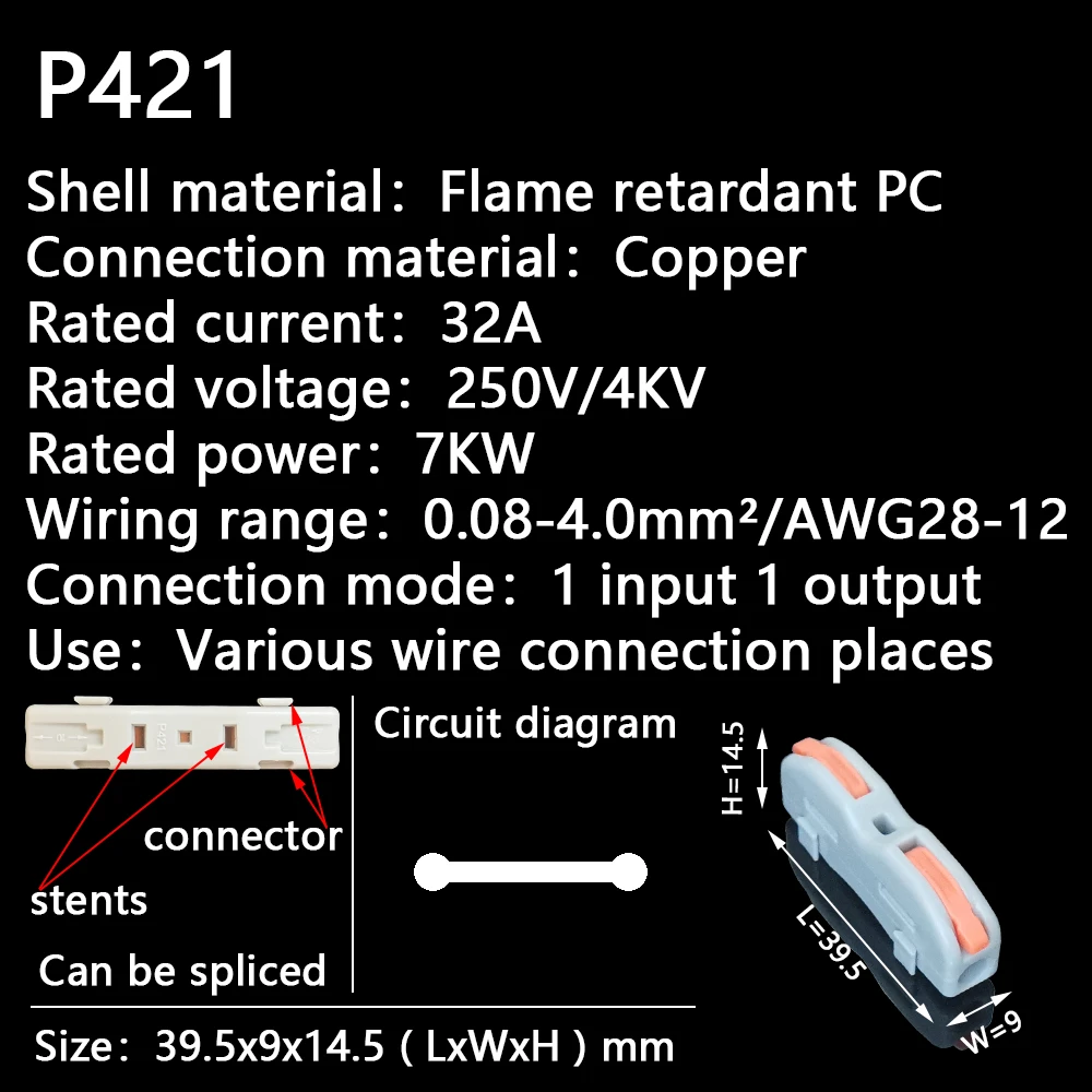 Conductor Cable In Aliexpress Terminal Spl 1 2 3 4 Connectors Connector Compact Wiring Fast Splicing Wire Block Push Connectors Mini Spring Universal