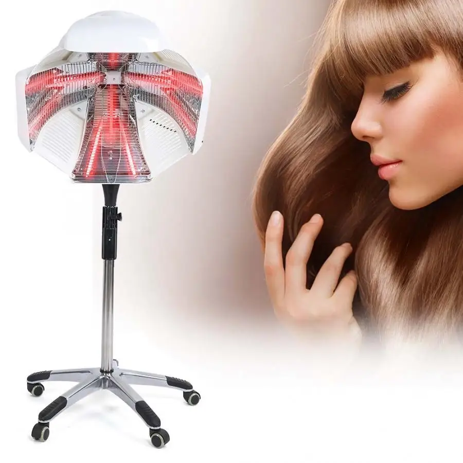

Floor Stand Salon Heater Dyeing Perming Oil Treatment Machine hair Shaping Hair Drying Hairdressing Tool For Barber Shop Supply