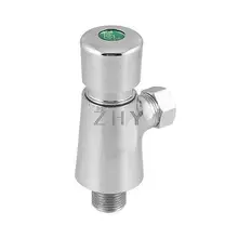 Серебряный тон PT 1/" Резьбовая кнопка типа смывной клапан для унитаза