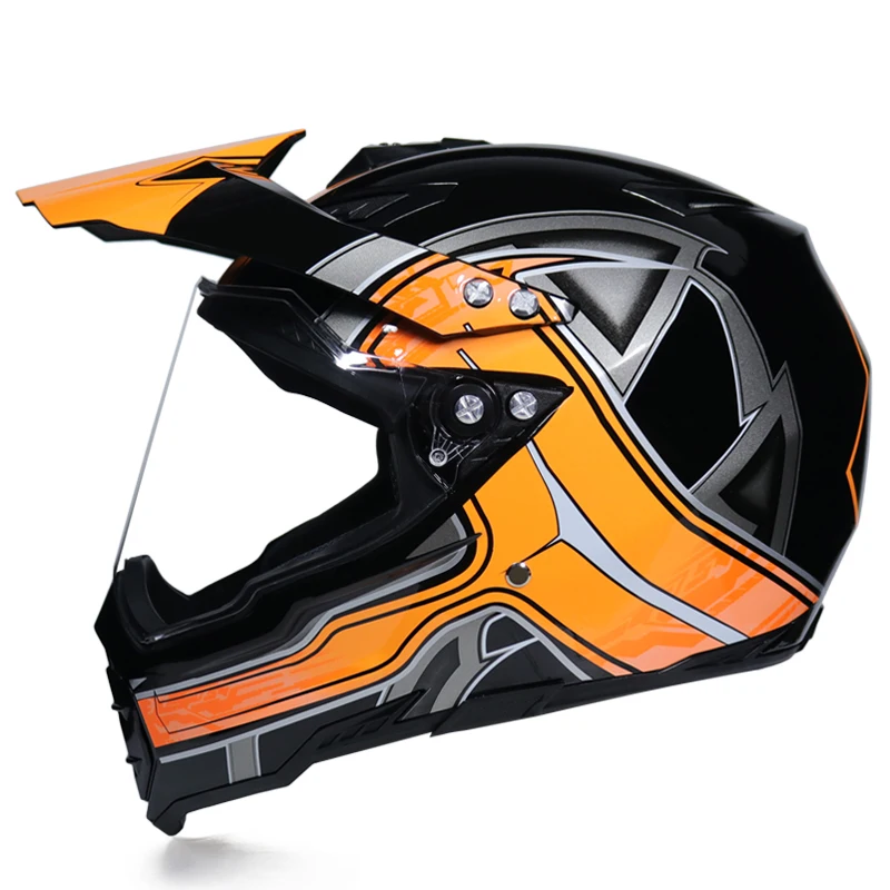 Motocicleta Moto Cross Casco Casque Capacete мотоциклетный шлем внедорожный шлем для мотокросса s m l xl - Цвет: 4a