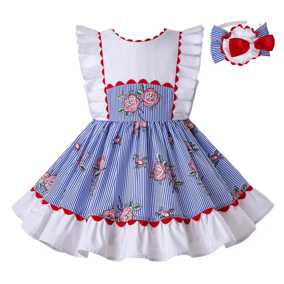 Pettigirl/летние платья, серия Sister, синяя одежда для маленьких девочек+ детское платье для девочек, детская одежда
