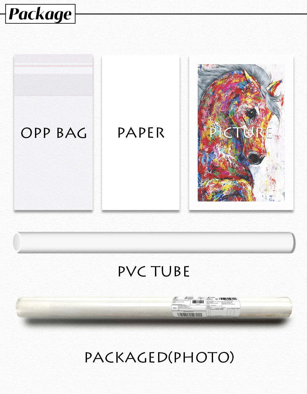 Постеры DDHH с животными Картина на холсте экспресс Красочный Слон настенные