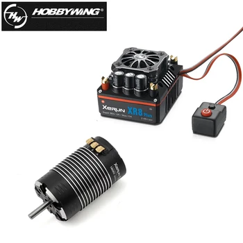 

HobbyWing XeRun XR8 Plus 150A brushless sensored ESC + 4274 SD G2 sensored brushless 4-pole motor for car/ Racing/ Buggy