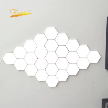 

Modern Design LED Wall Lamp British Creative Honeycomb Modular Assembly Helios Touch Wall Lamp Quantum Lamp Magnetic Wall Lights